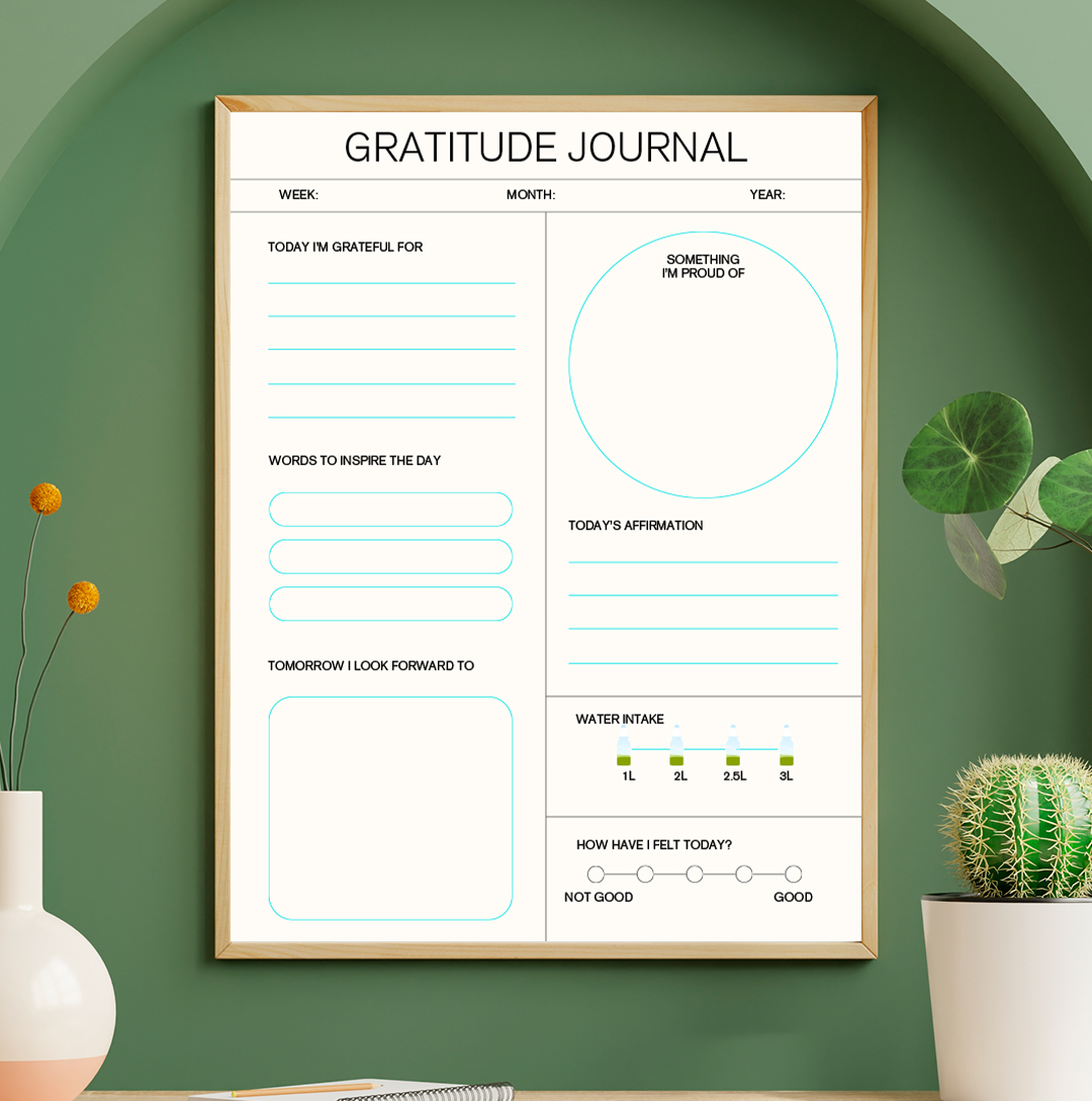 Elegant Printable Gratitude Journal
