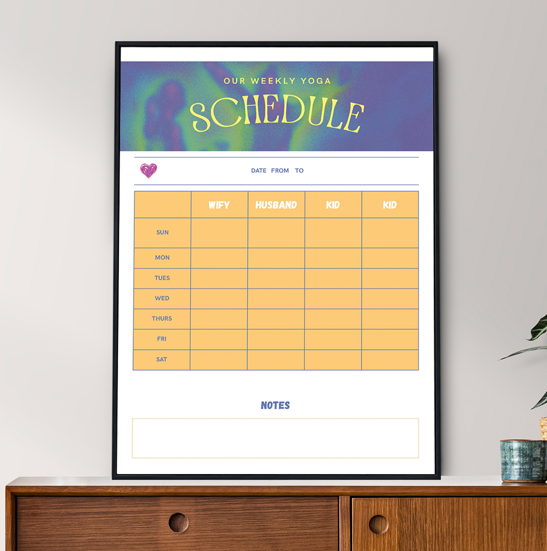 Family Yoga Calendar